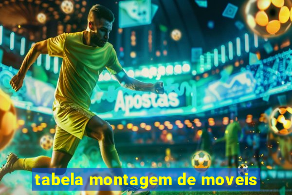 tabela montagem de moveis